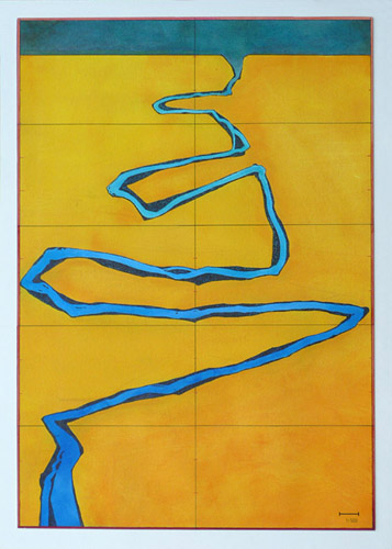 Switchback, 2008, Watercolor/Ink, 45x65 cm