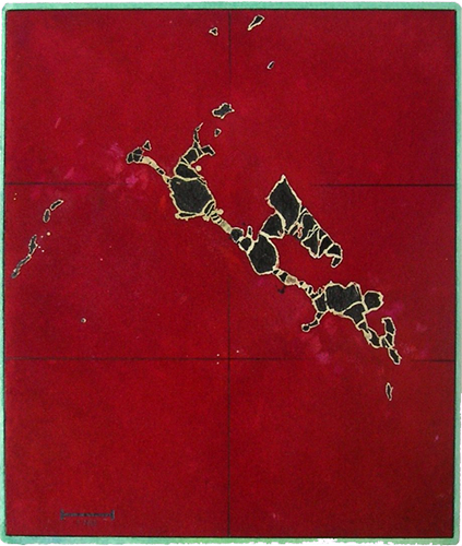 Indian Sea, 2008, Watercolor/Ink, 22x25 cm